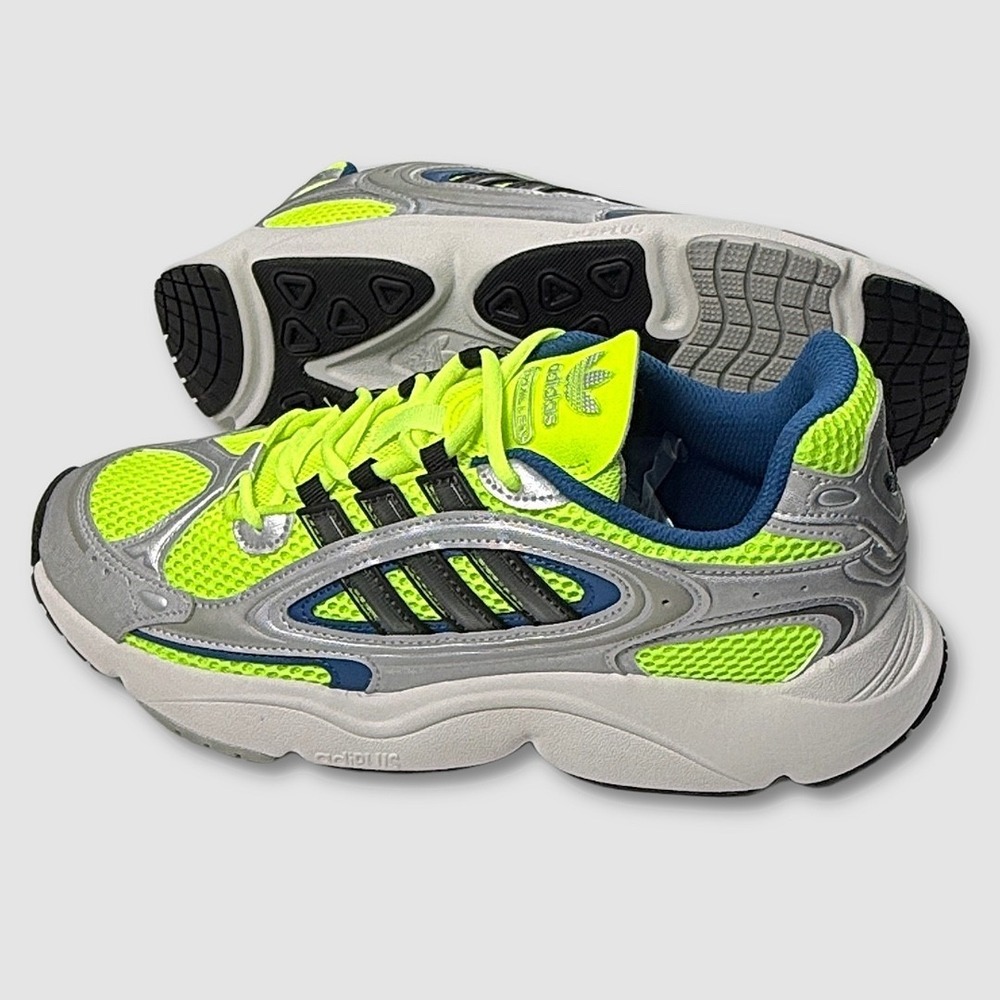 Adidas Ozmillen Shoes - NEW Mens 9.5 Solar Yellow / Silver Metallic - #49354-OF